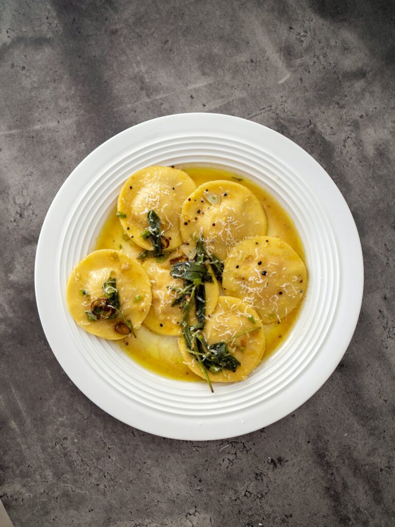 Domowe Ravioli ze Szpinakiem